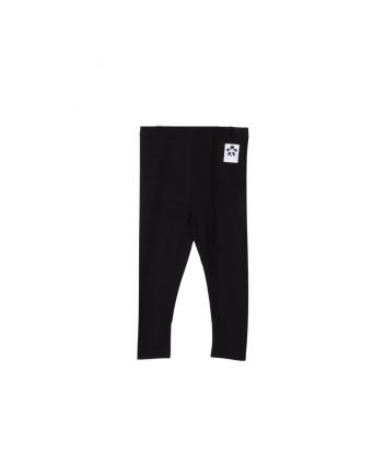 Girls Black Lyocell Leggings