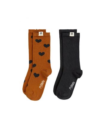 Baby Kids Hearts Printed Socks-2 pack