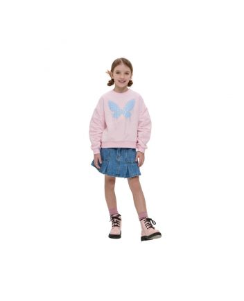 Butterfly Applique Tracksuit , pink