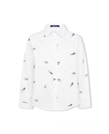 AOP Shirt, white