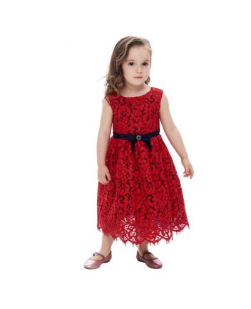 Lace Smart Dress, red(86)