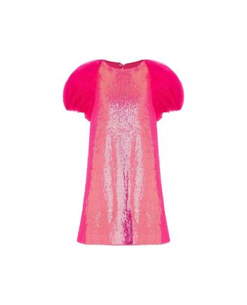 Sequins Coctail Dress, magenta