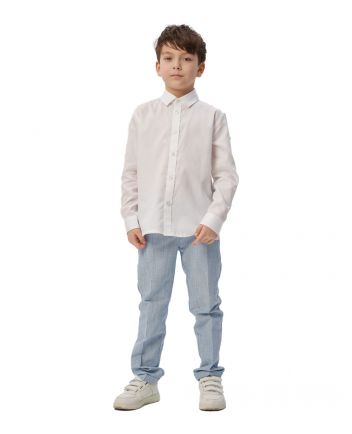 Decorated Shirt, white