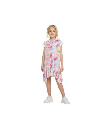 Jersey Dress, branded print