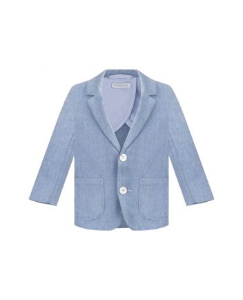 Soft Blazer, blue melange
