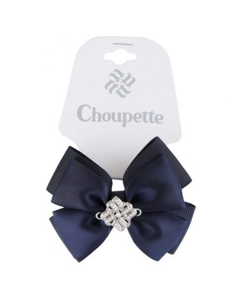 Girl Blue Silver Crystal Logo Accessories