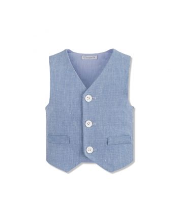 Smart Vest, blue melange
