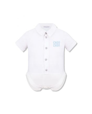 Printed Bodysuit-Shirt , ecru