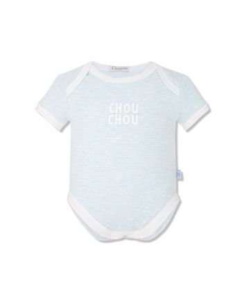 Bodysuit , striped blue