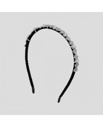 Girl black Crystal printed Hair Accessories