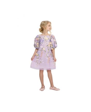 Volumable dress, lilac