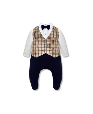 Velour Overall, ecru