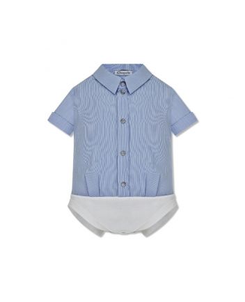 Bodysuit, striped Blue