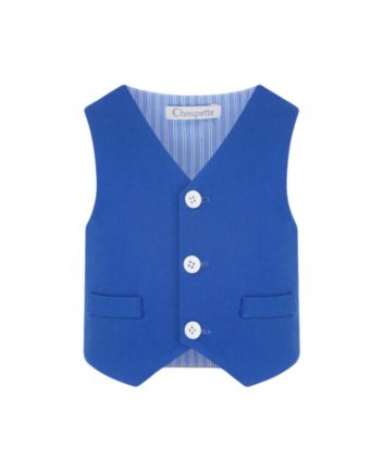 Boy Blue Solid Vest
