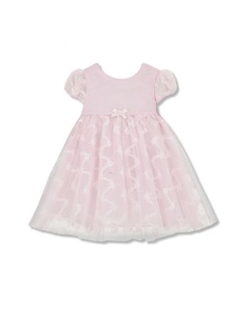 Roses Decorated Dress, pink