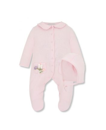 Girl White 3D Flower Print Outfits