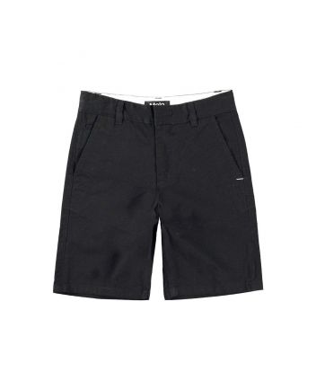 Boys Black Cotton Shorts