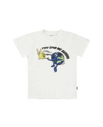 Boys White Sun Child T-Shirt