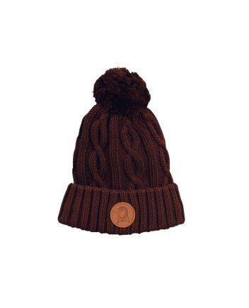 Cable Knitted Pompom Hat