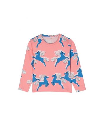 Horses Aop Full Sleeves T-Shirt For Girls