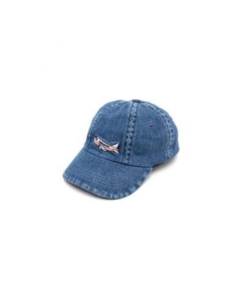 Boys Patch Detail Denim Baseball Cap
