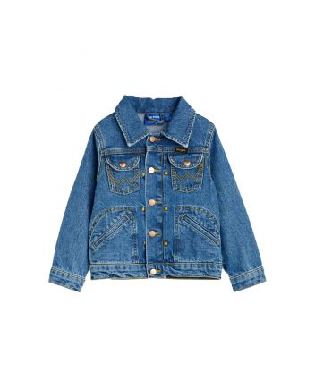 Girls Peace Dove Denim Jacket