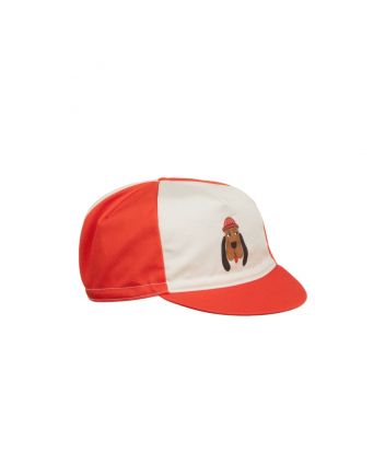 Orange & Ivory Organic Cotton Hound Dog Cap