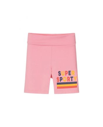 Girls Pink Sporty Shorts