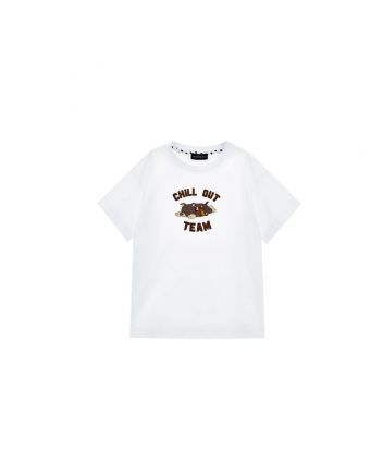 Boys White Jerry And Spike T-Shirt
