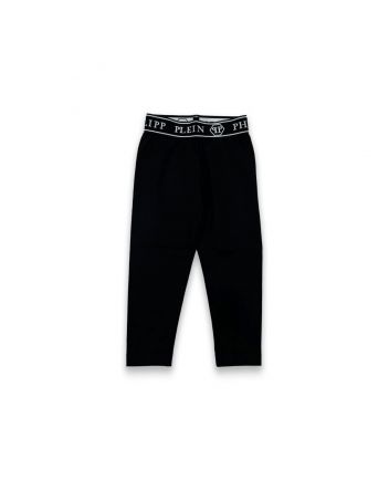 Girls Black Cotton Leggings