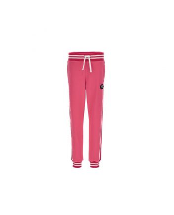 Girls Pink Cotton Jogger