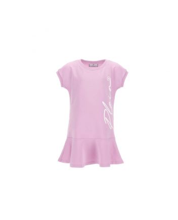 Pink Logo Girls Dress