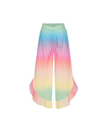 Girls Cotton Rainbow Beach Swim Trousers