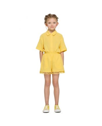 Blouse and Shorts Set, yellow