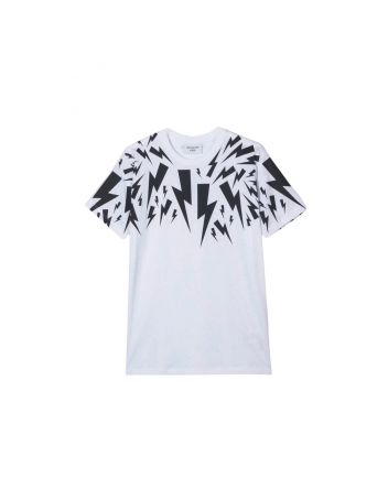Boy Thunderbolt Print T-shirt
