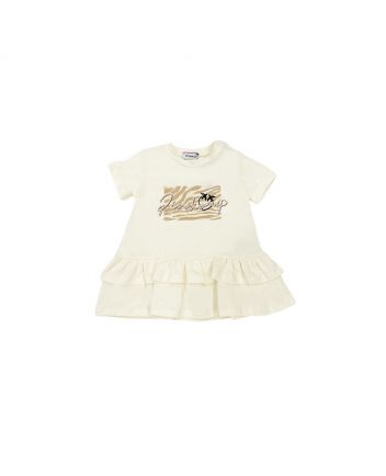 Girl Cream Cotton T-Shirt