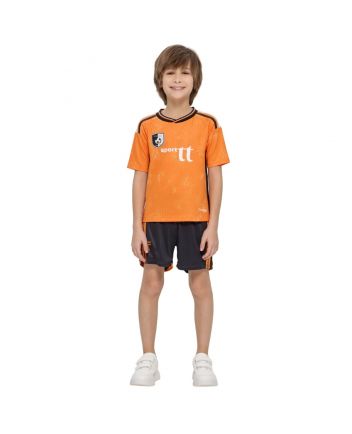 Boy Black Printed Shorts