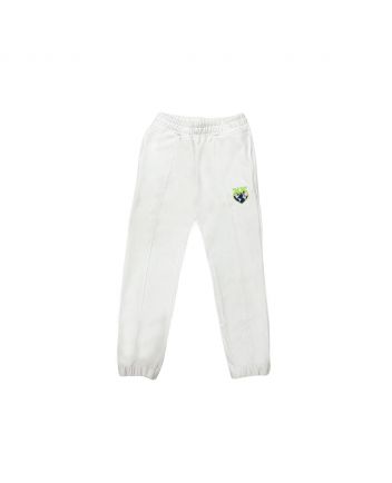 Girl White Denim Jogger