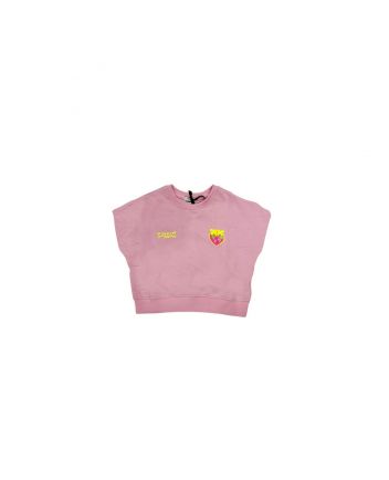 Girl Pink Cotton T-Shirt
