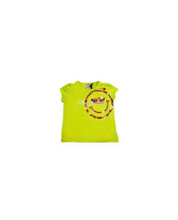 Girl Green Cotton T-Shirt