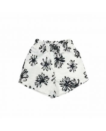 Girl White Logo Short