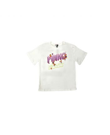 Girl White Cotton T-Shirt