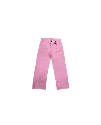 Girl Cotton Pink Denim Jeans