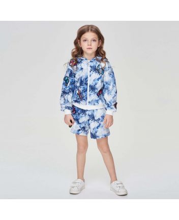 Footer Shorts, print navy