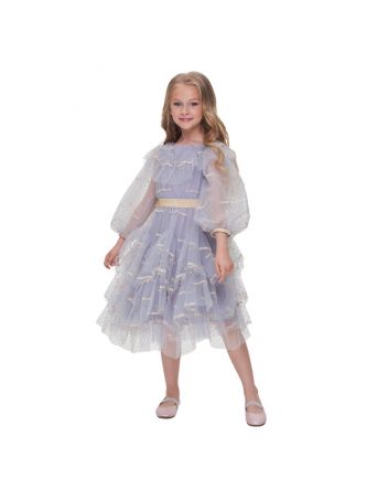 Lace Smart Dress, blue(86)