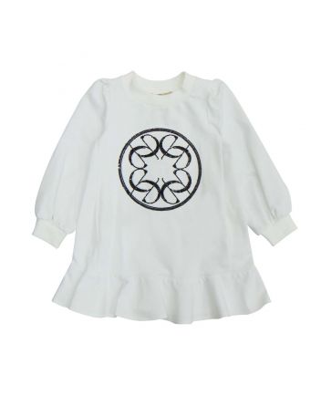 Logo Print Dress With Pockets