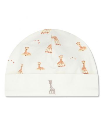 Baby Unisex Ivory Logo-Print Hat