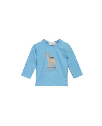 Kids Blue Logo Straight Fit T Shirt