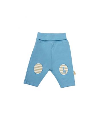 Blue Cotton Baby Joggers
