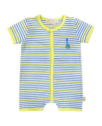 Baby Unisex Multi-Color Cotton Romper